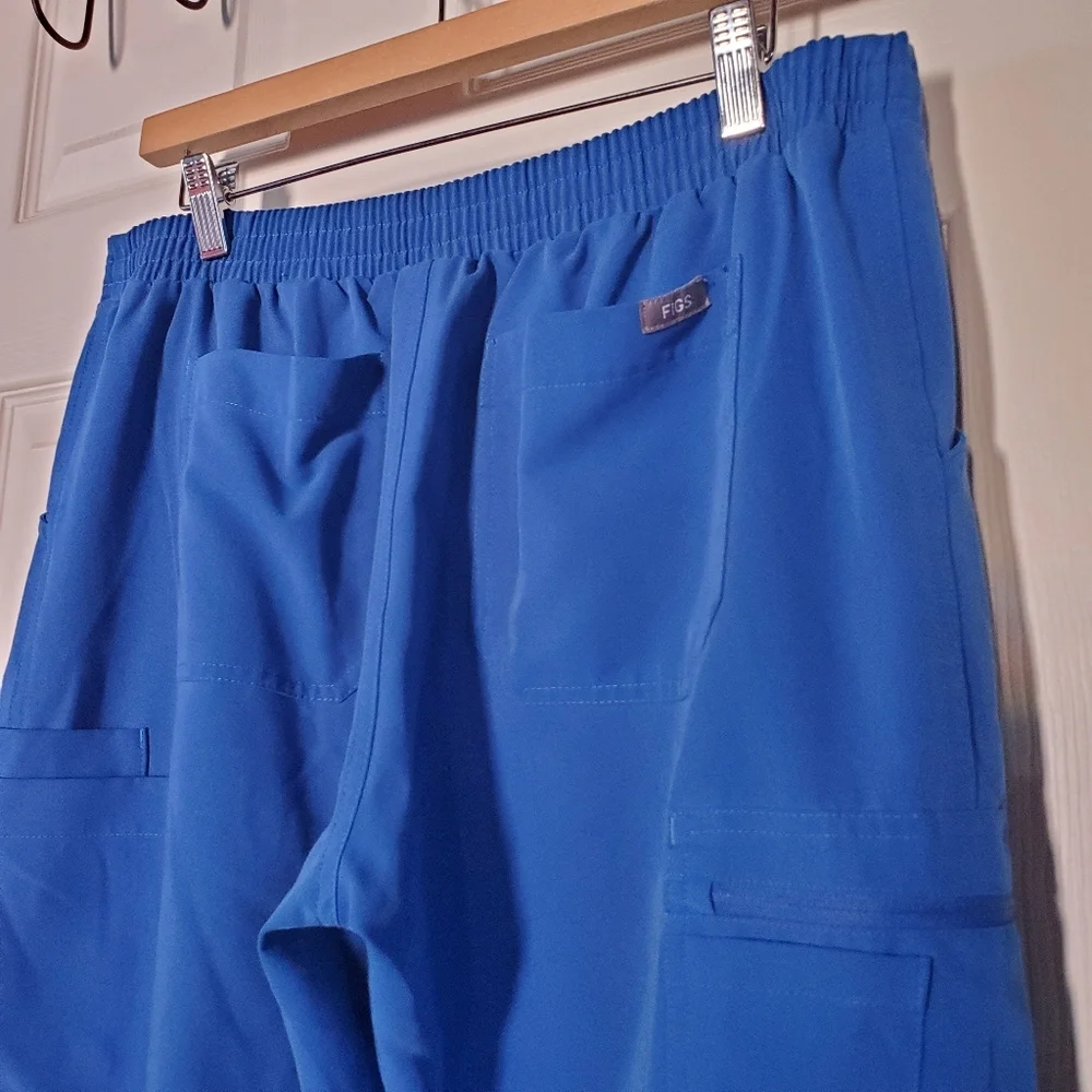 Figs Technical Collection Blue Scrub Pants Straight-Leg TW2000 R Size Medium